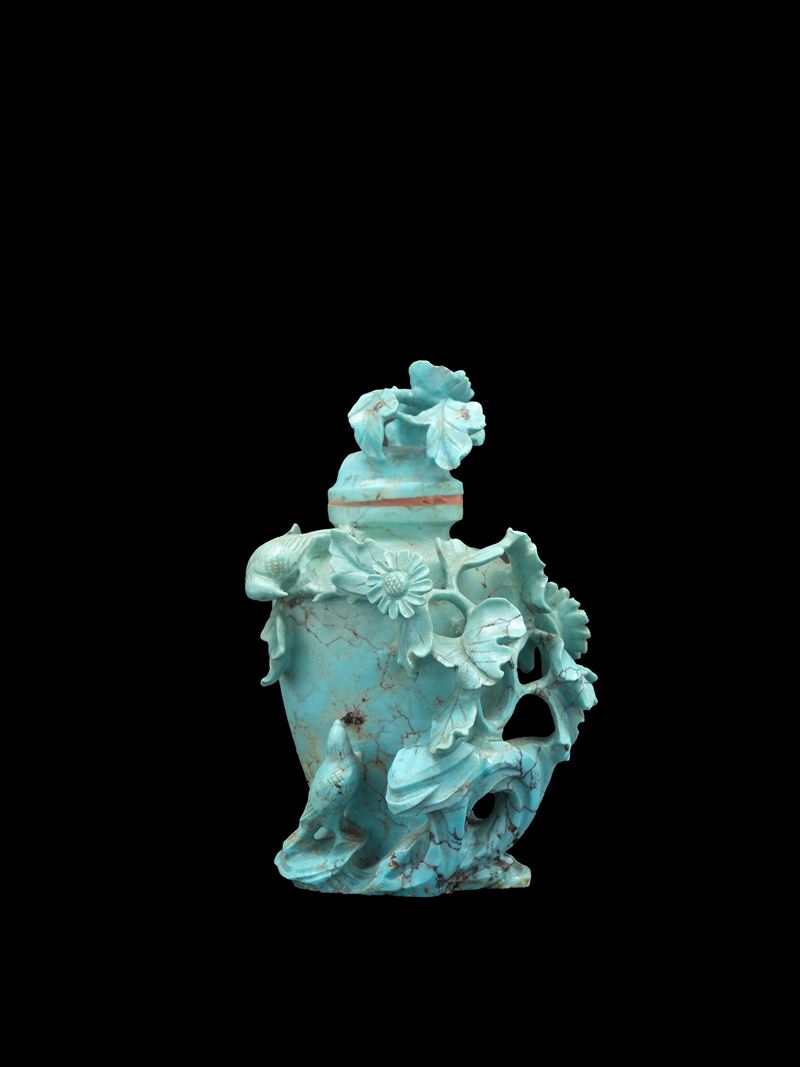 PICCOLO VASO IN TURCHESE