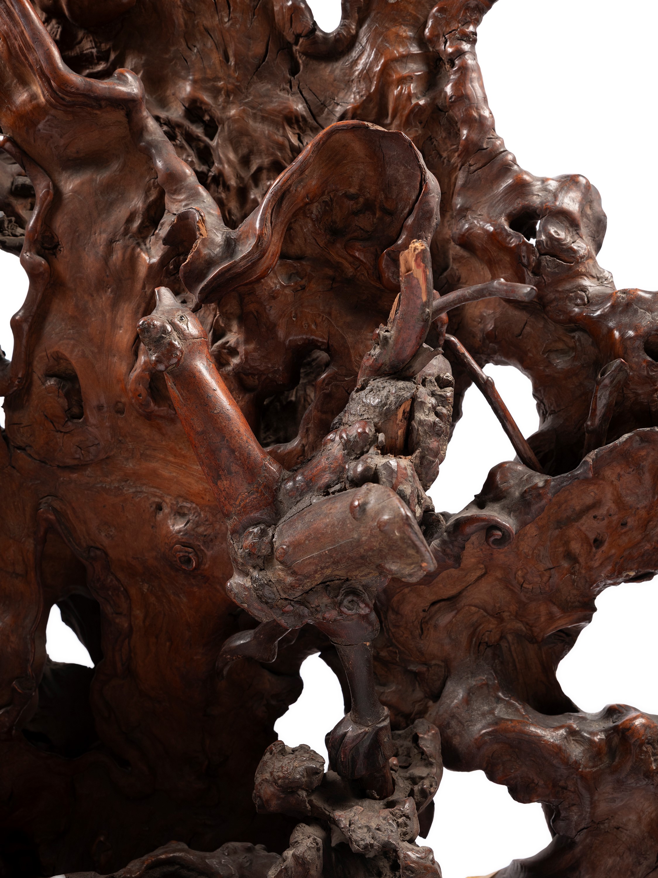 GRANDE SCULTURA IN LEGNO