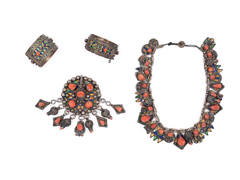 ☼gioielli in Argento Smaltato e Corallo
