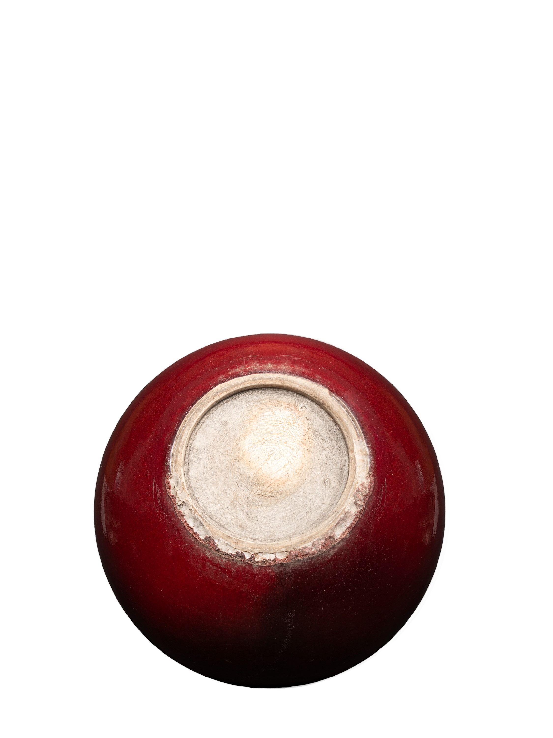 Grande Vaso in Porcellana Sang-de-boeuf