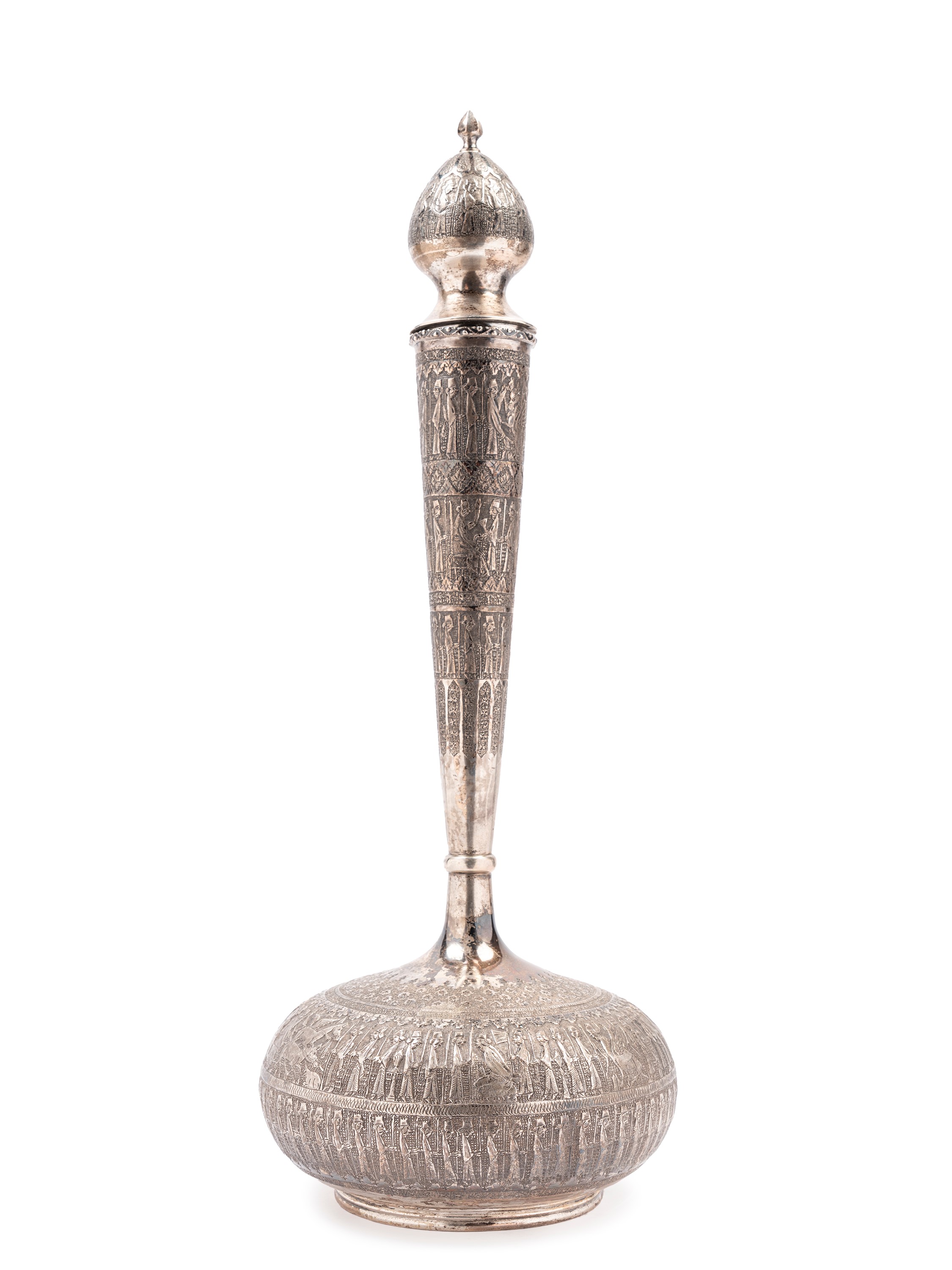 VASO COLLO LUNGO IN ARGENTO ISLAMICO