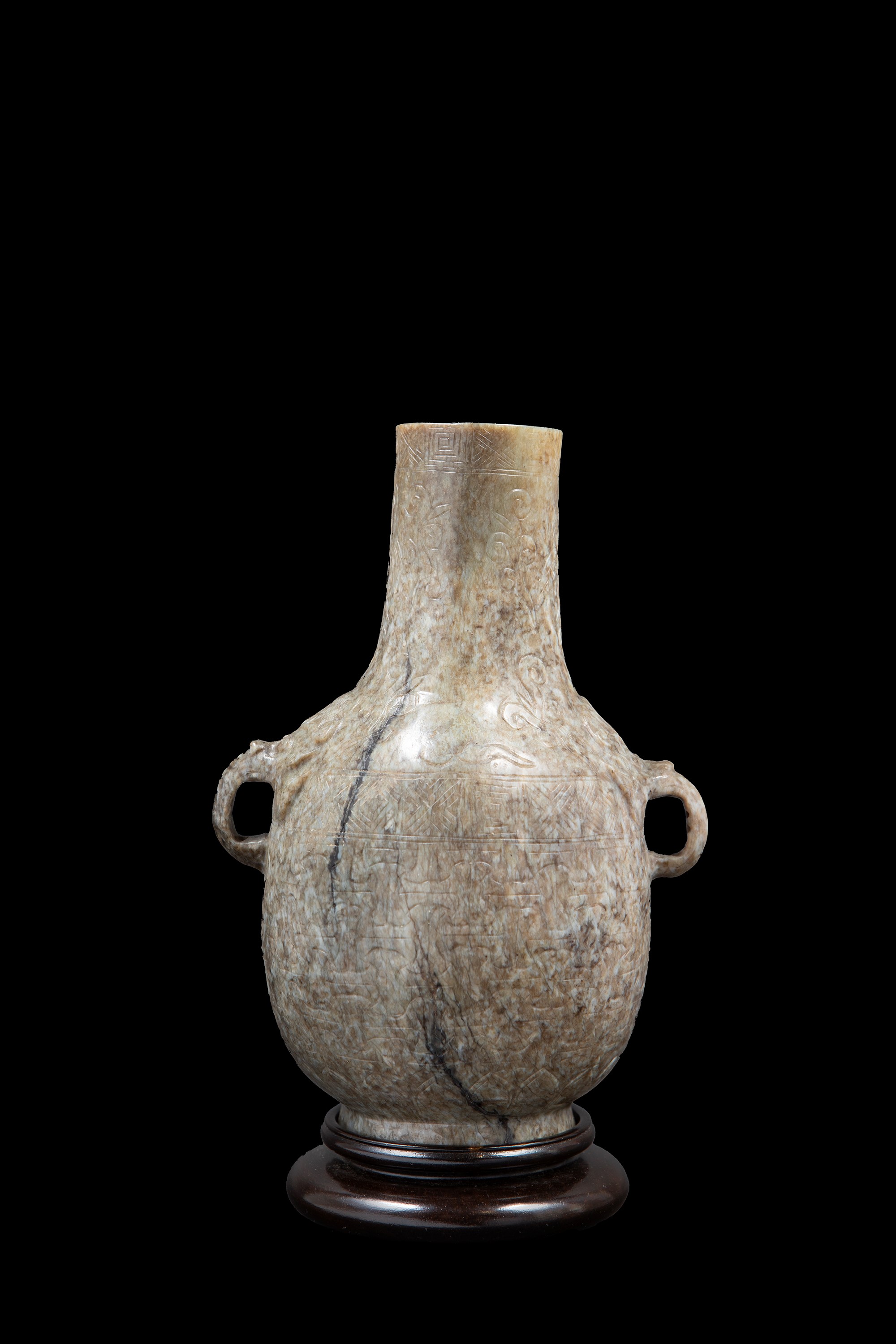 VASO IN GIADA SCREZIATA