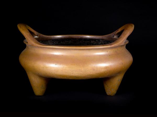  ENORME BRACIERE IN BRONZO 