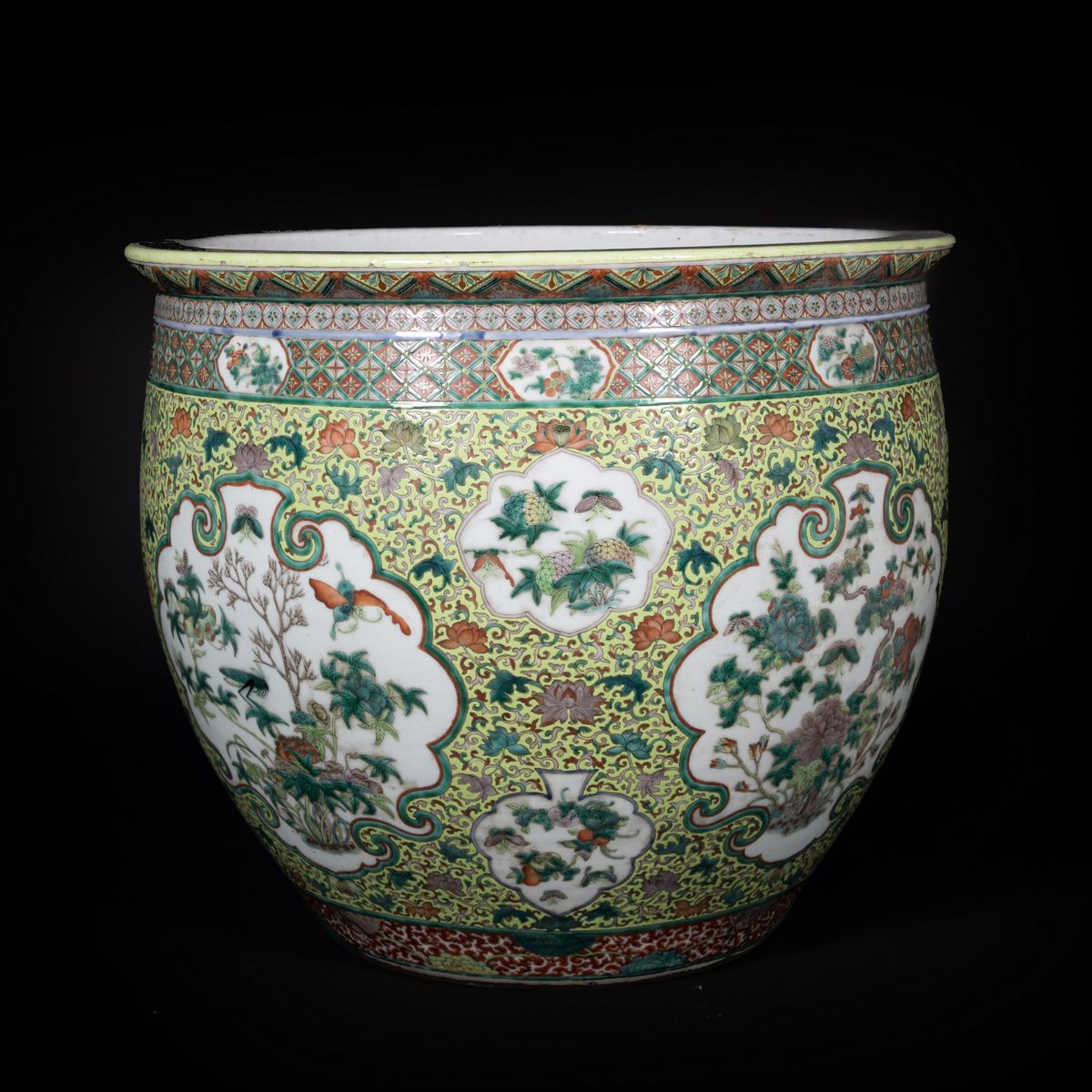 GRANDE CACHEPOT IN PORCELLANA