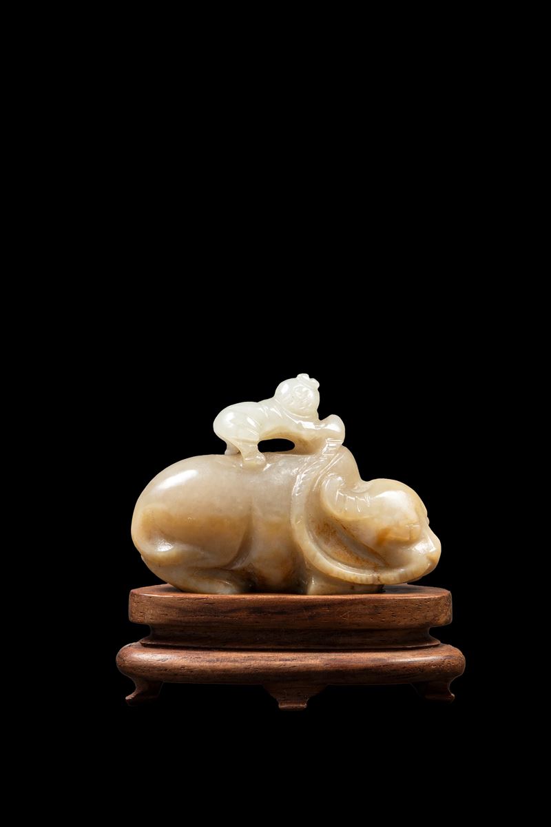 PICCOLO INTAGLIO IN GIADA CELADON