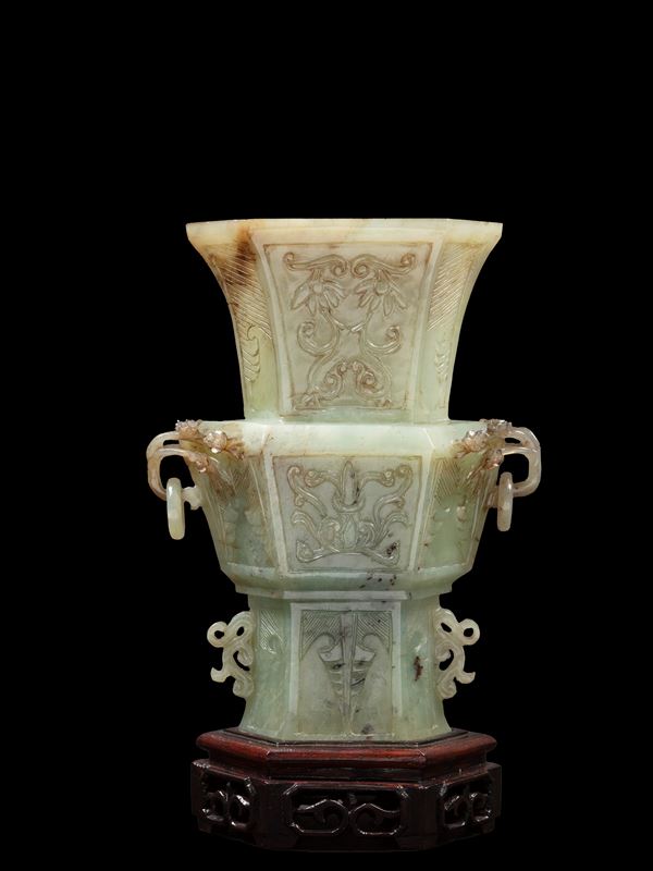 VASO IN GIADA