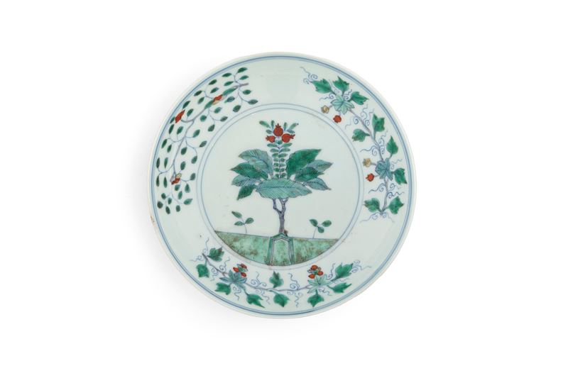 PIATTINO IN PORCELLANA DOUCAI