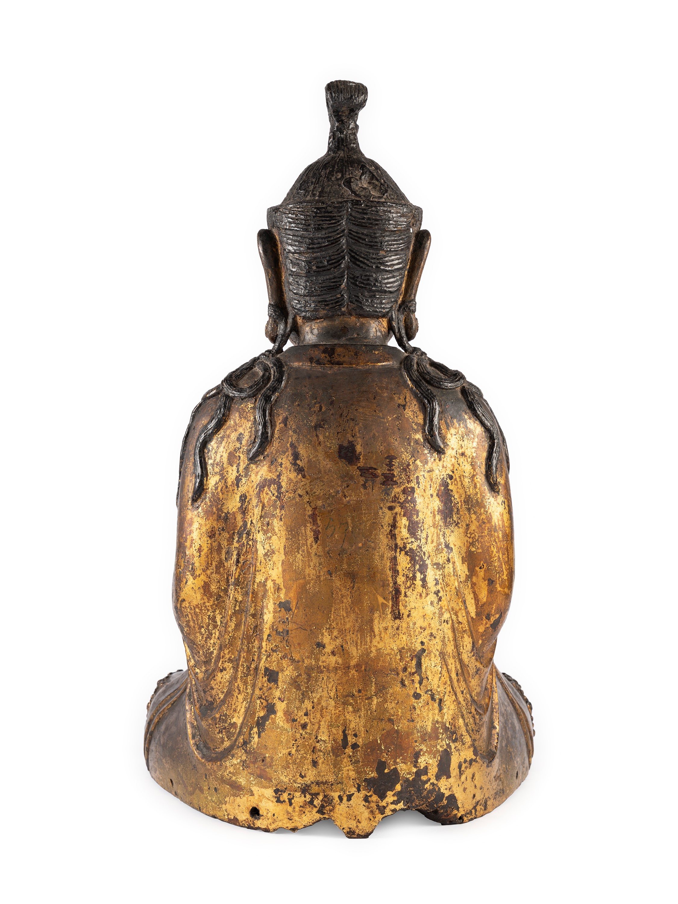 Gwanseum Bosal, Figura in bronzo dorato, h cm 52, Corea, periodo Goryeo, XII/XIII secolo