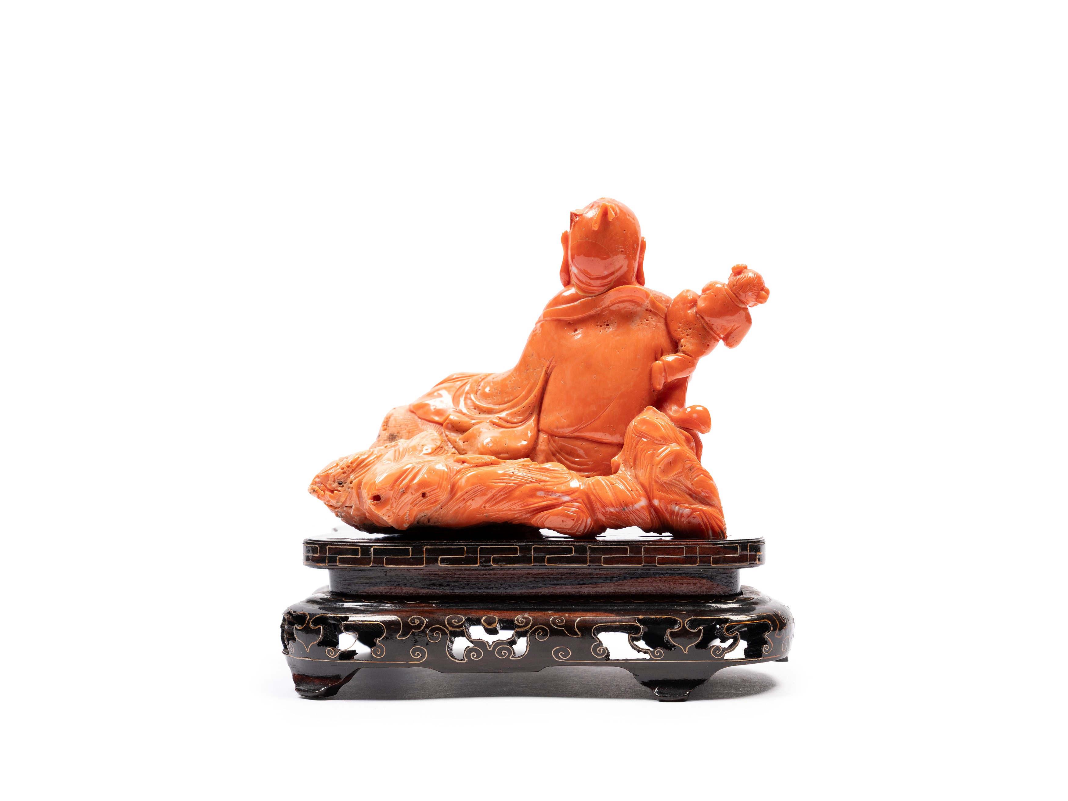 ☼FIGURA IN CORALLO ROSSO MOMO O CERASUOLO