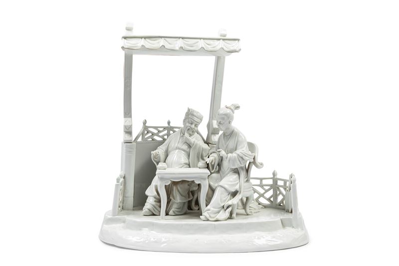 GRUPPO SCULTOREO IN PORCELLANA