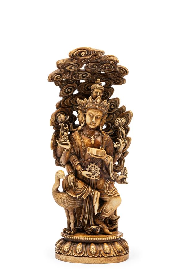 ☼AN IVORY SCULPTURE