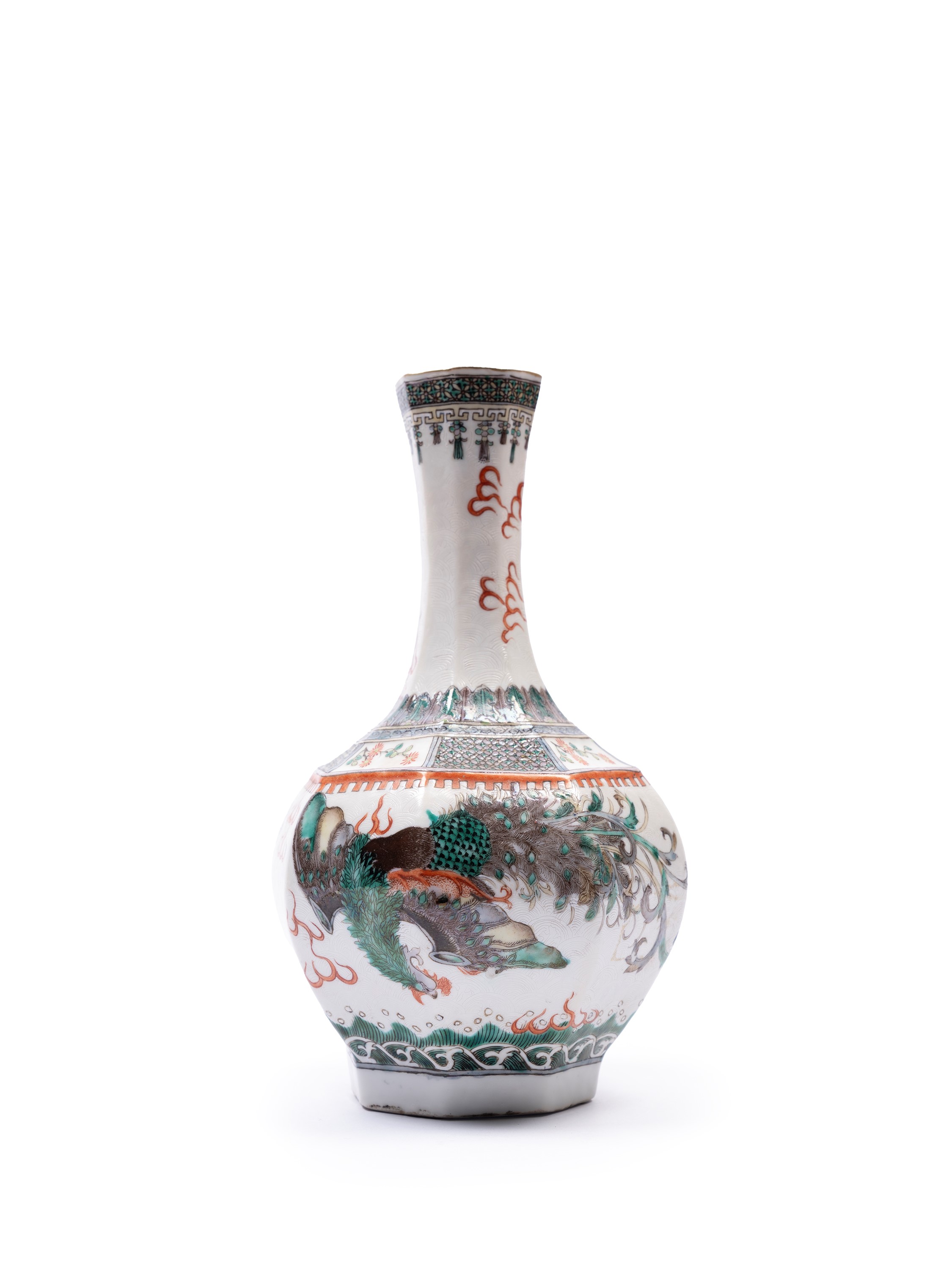 VASO IN PORCELLANA FAMIGLIA VERDE