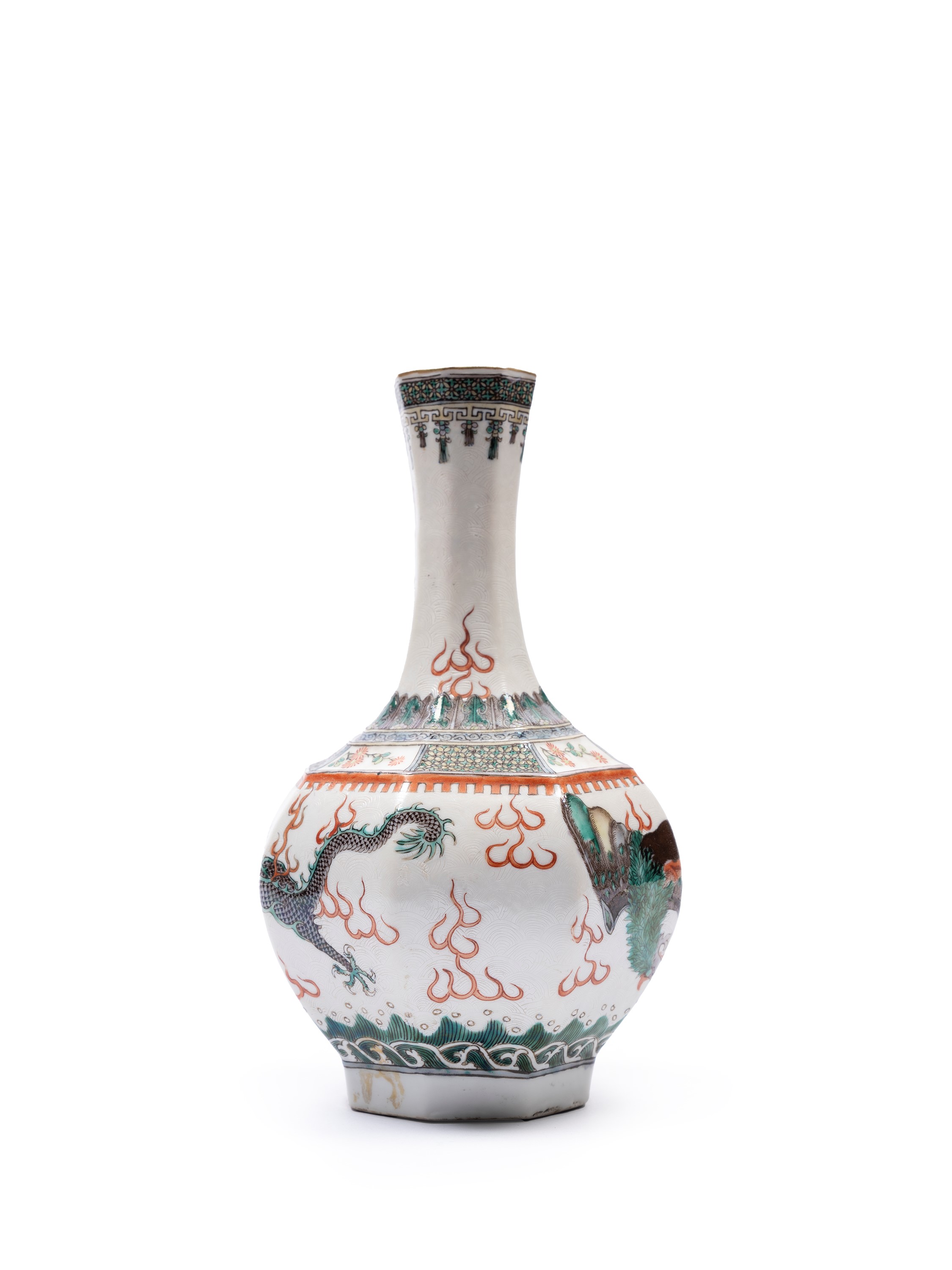 VASO IN PORCELLANA FAMIGLIA VERDE