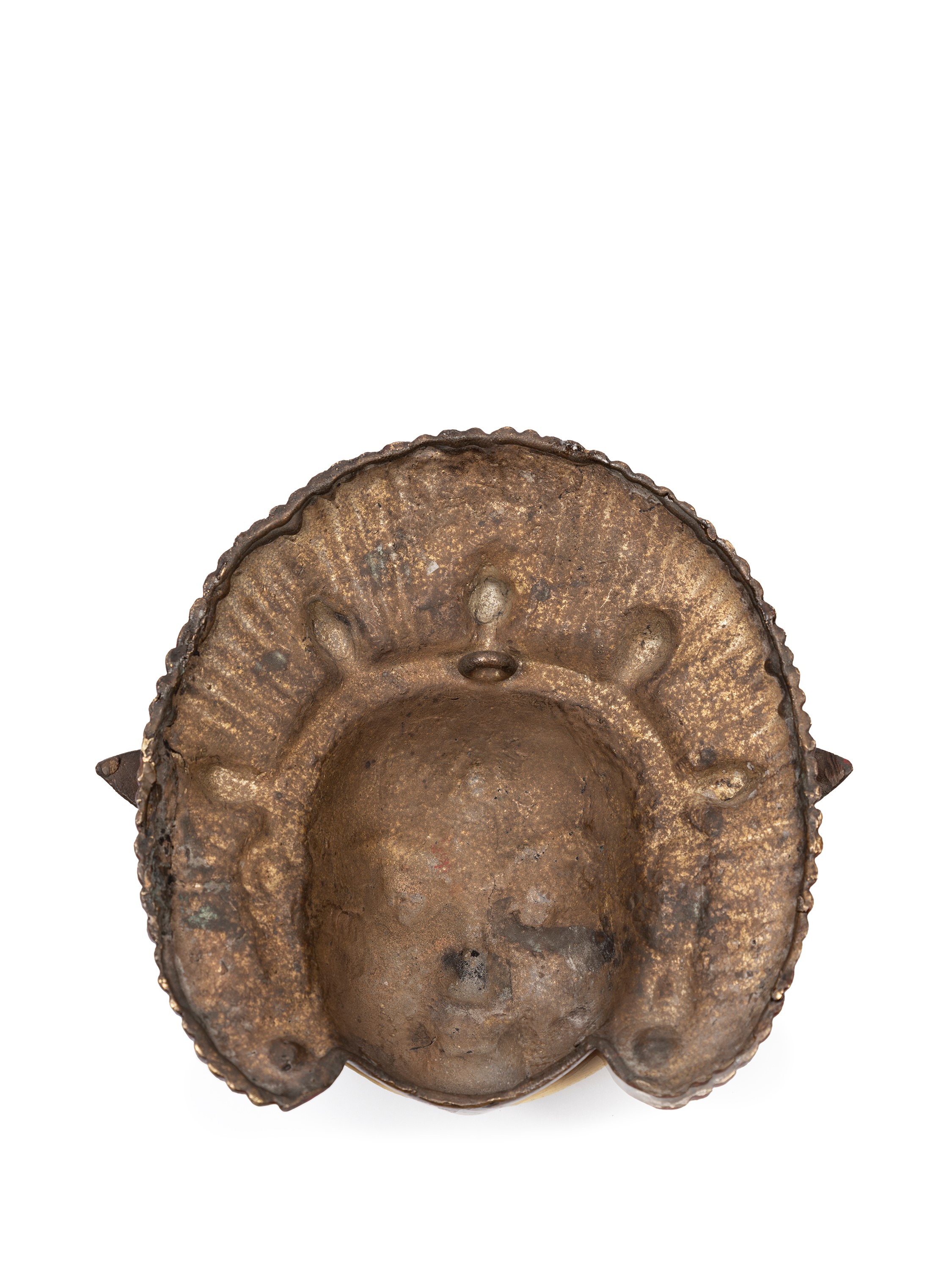 Maschera Rituale in Bronzo