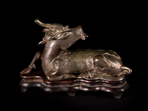  BRONZE MIRROR STAND