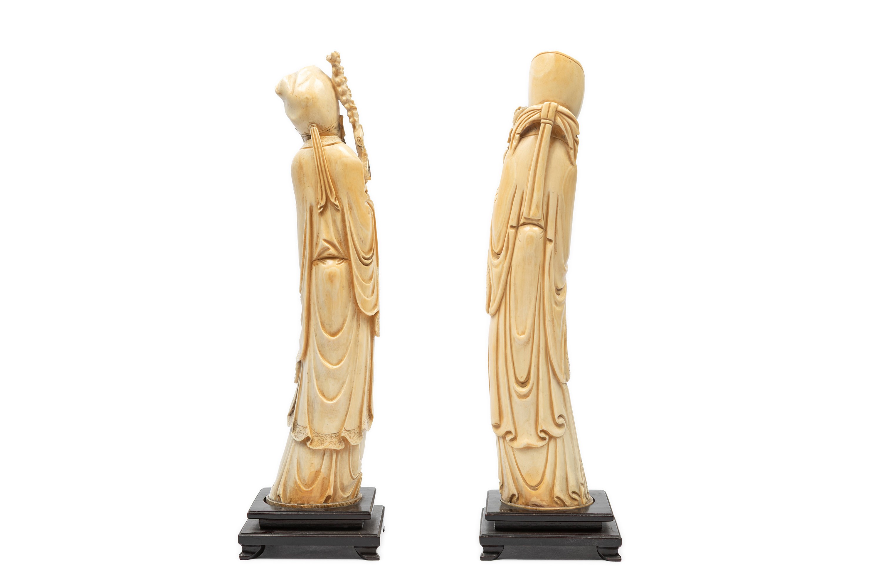 ☼DUE SCULTURE IN AVORIO