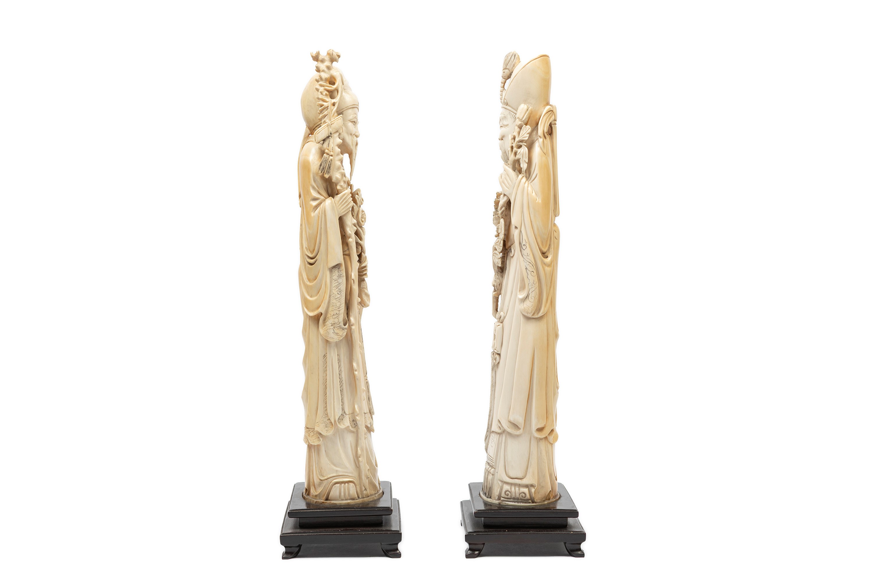 ☼DUE SCULTURE IN AVORIO