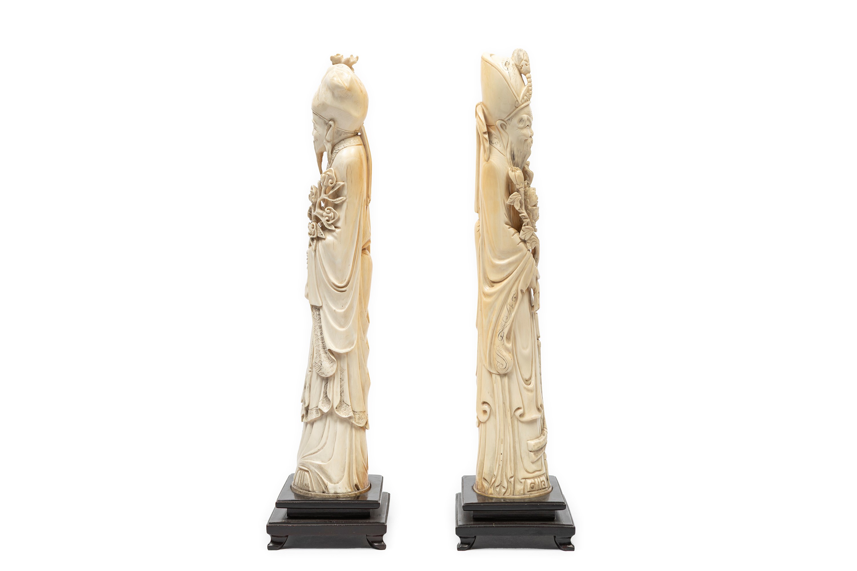 ☼DUE SCULTURE IN AVORIO