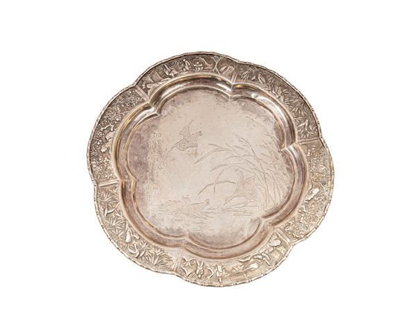 A SILVER DISH