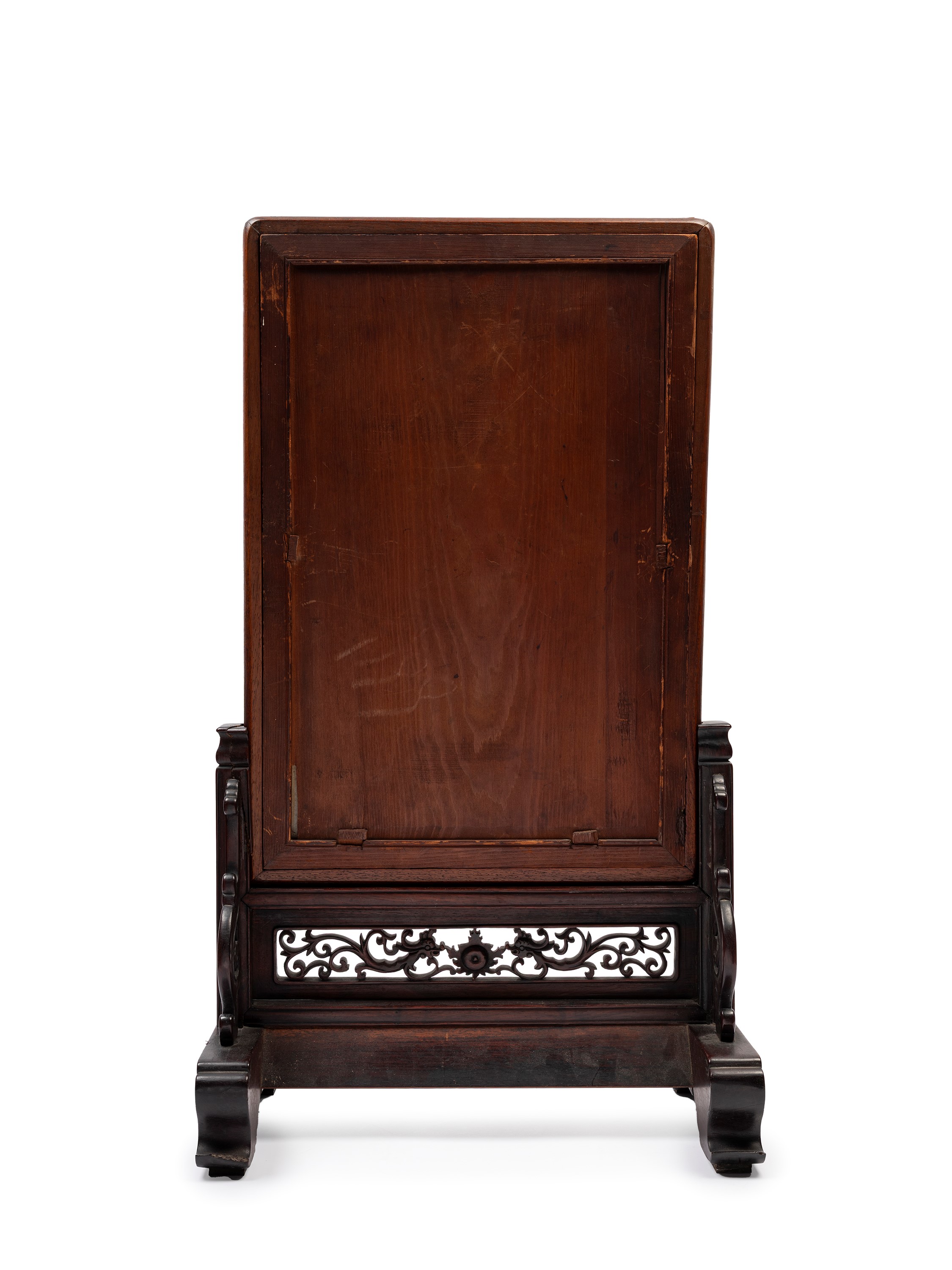 SCREEN DA TAVOLO IN PORCELLANA FAMIGLIA ROSA