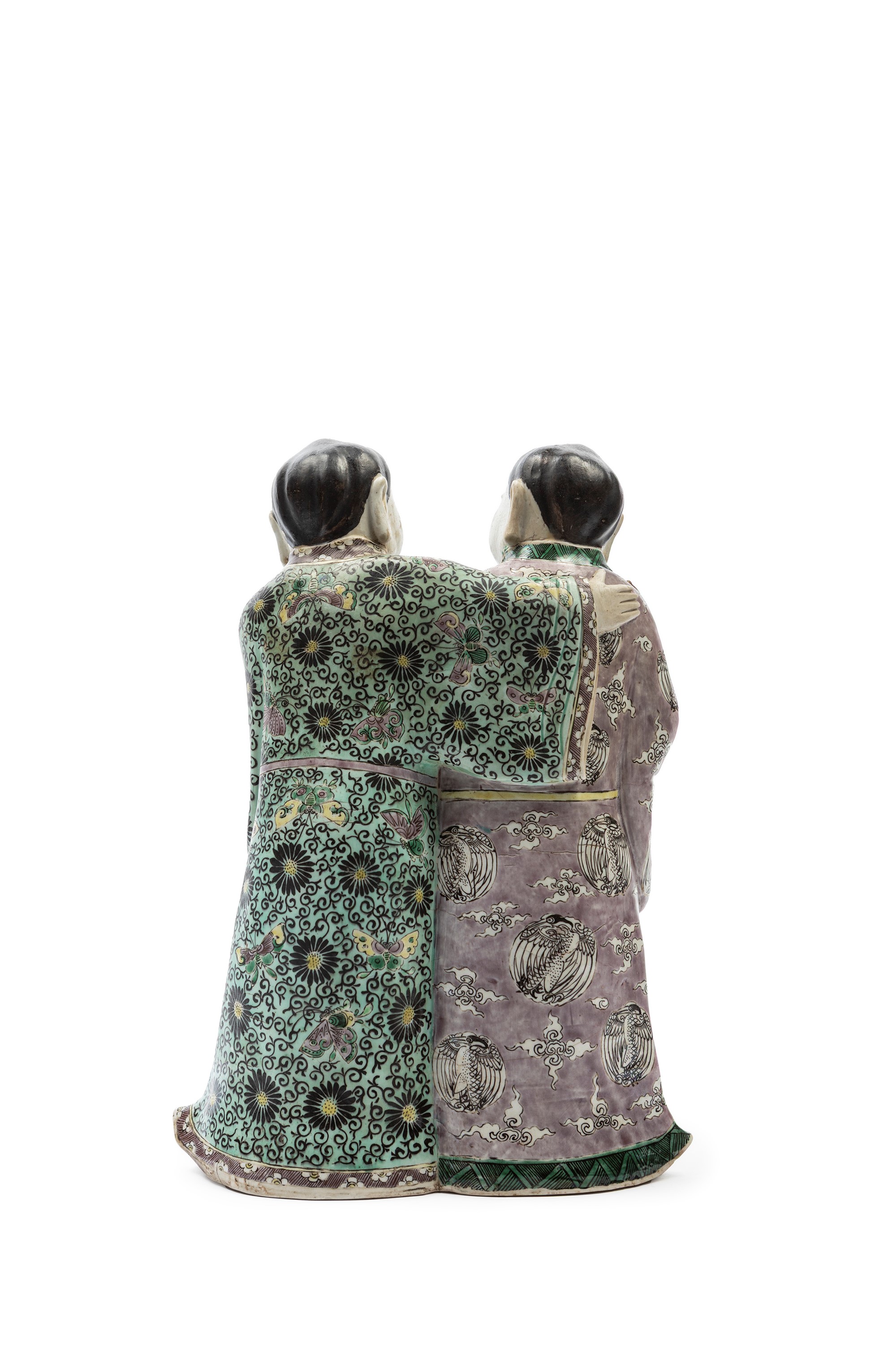 FIGURA IN PORCELLANA FAMIGLIA VERDE