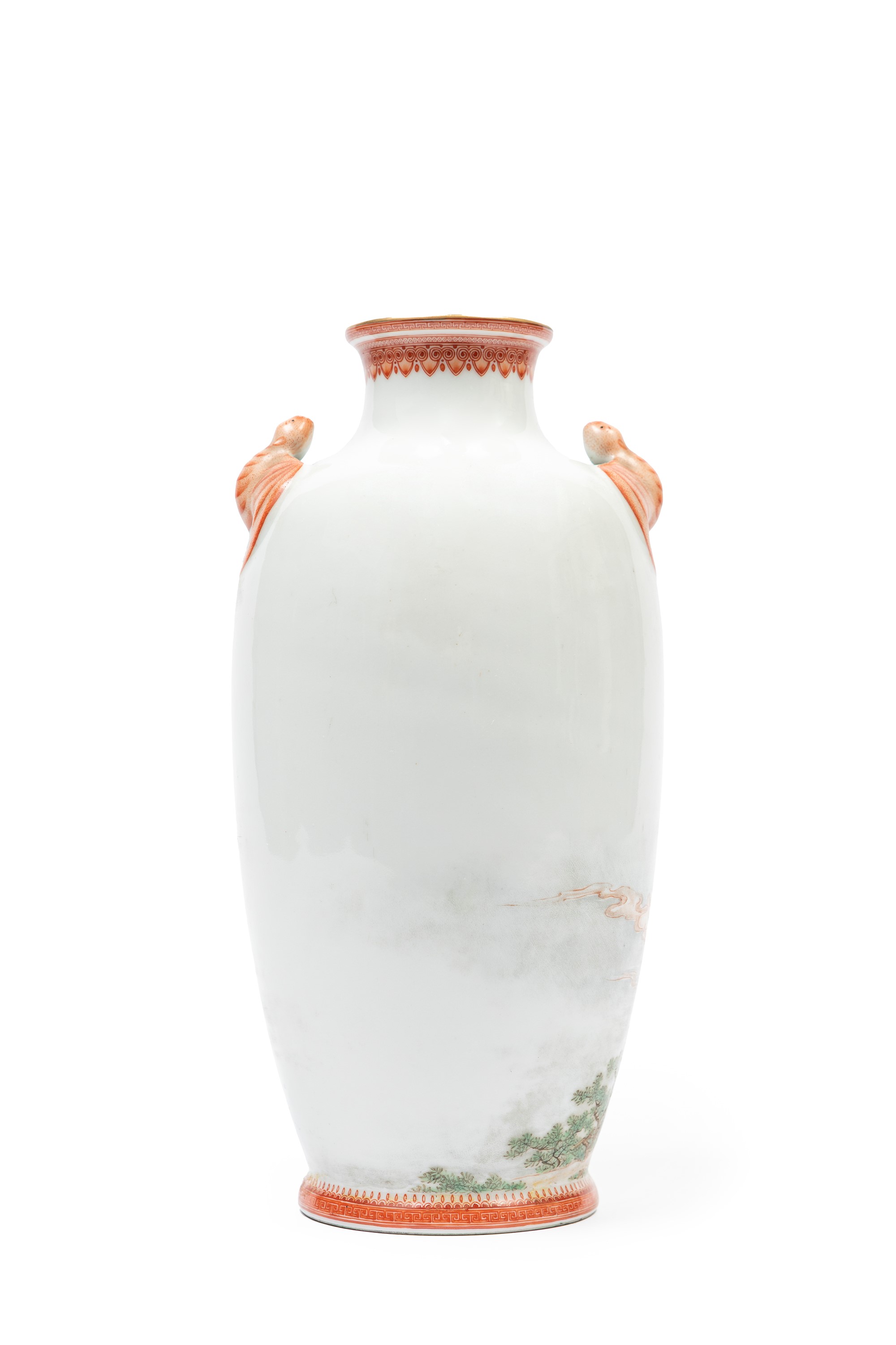 Vaso in Porcellana Famiglia Rosa