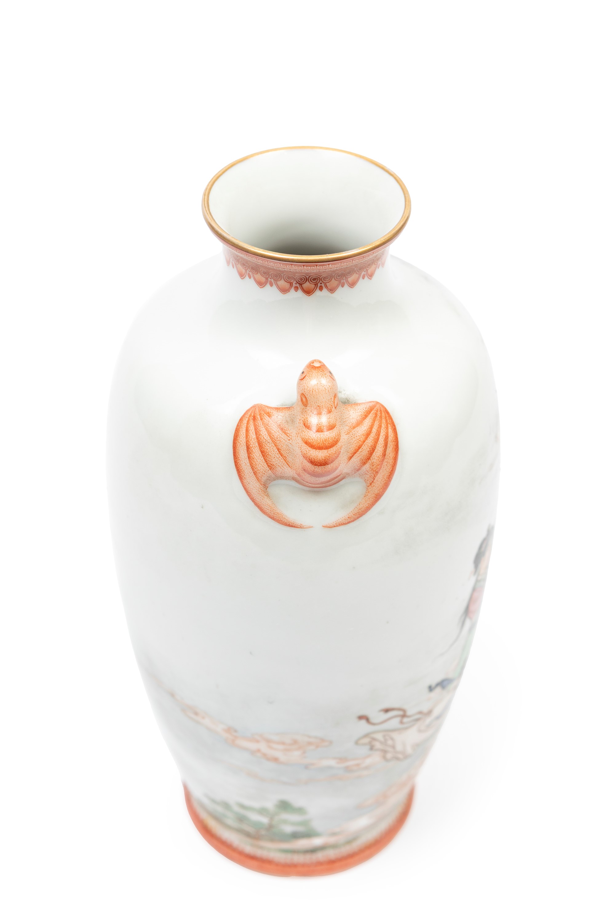 Vaso in Porcellana Famiglia Rosa
