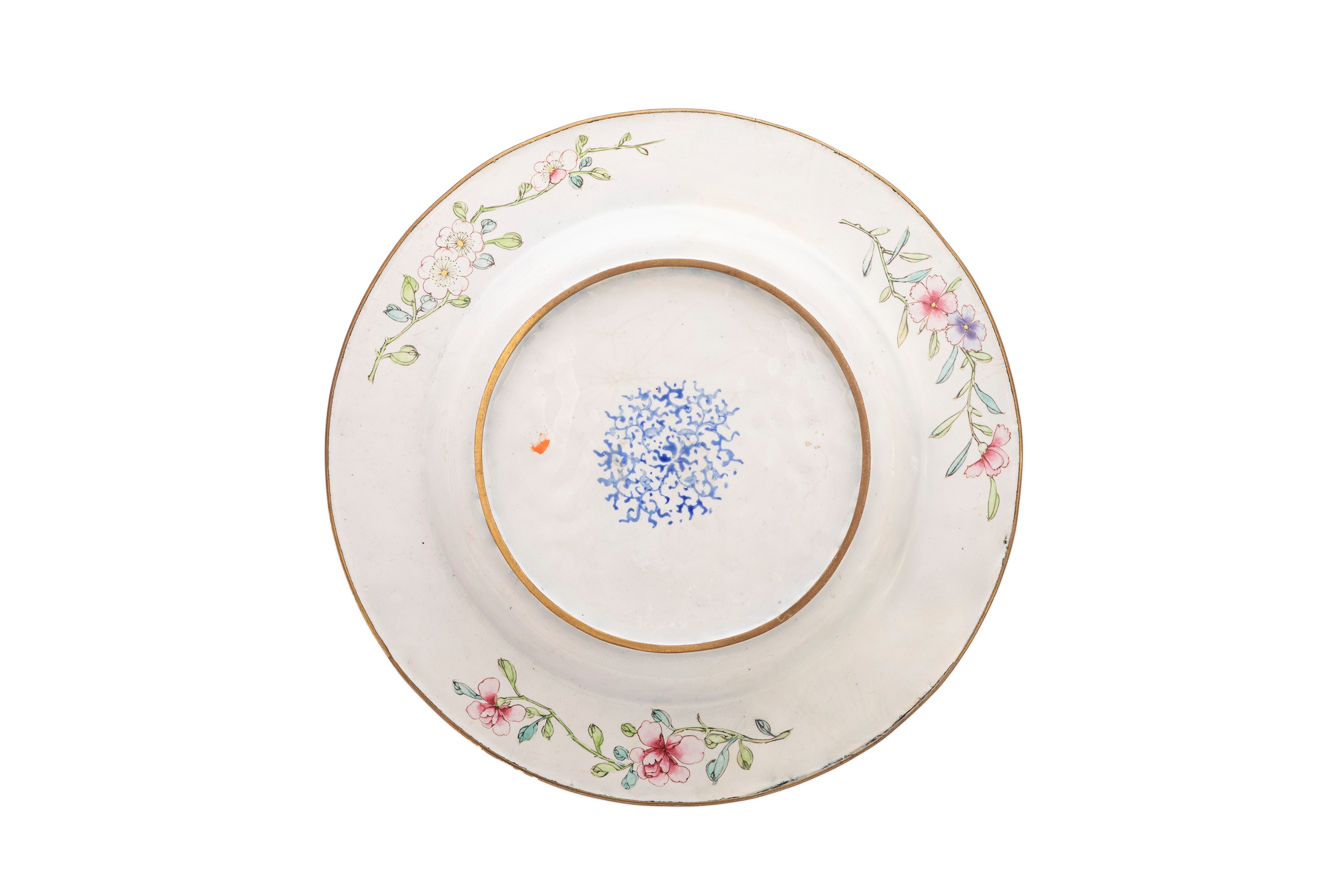 PIATTO IN RAME SMALTATO