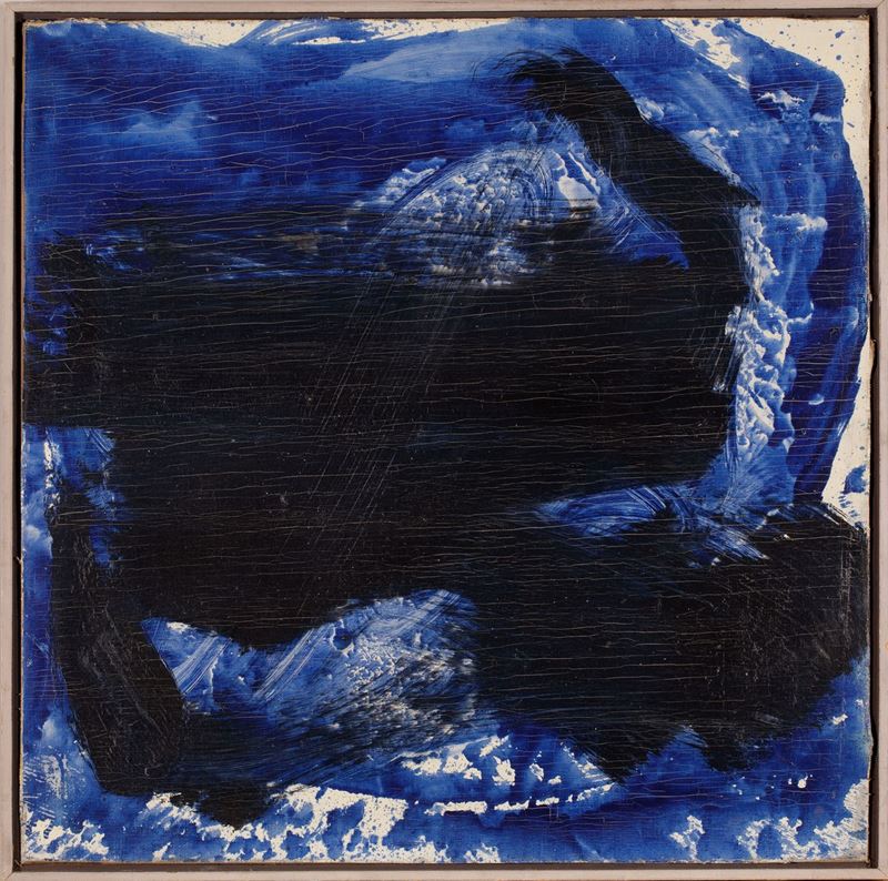Tsai Hsia-Ling, Dipinto ad olio su tela riportata su tavola, 1962