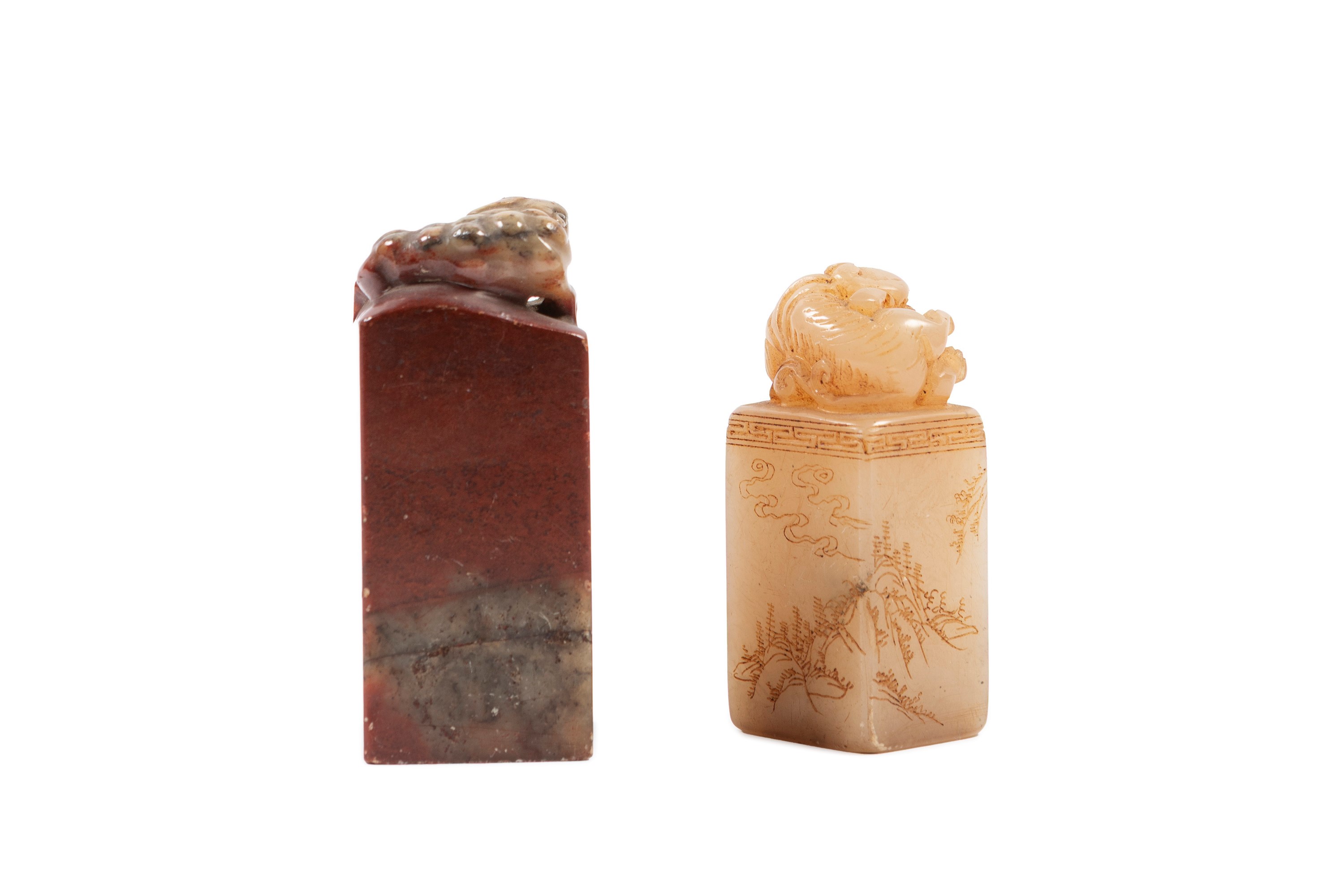 DUE SIGILLI IN PIETRA SAPONARIA