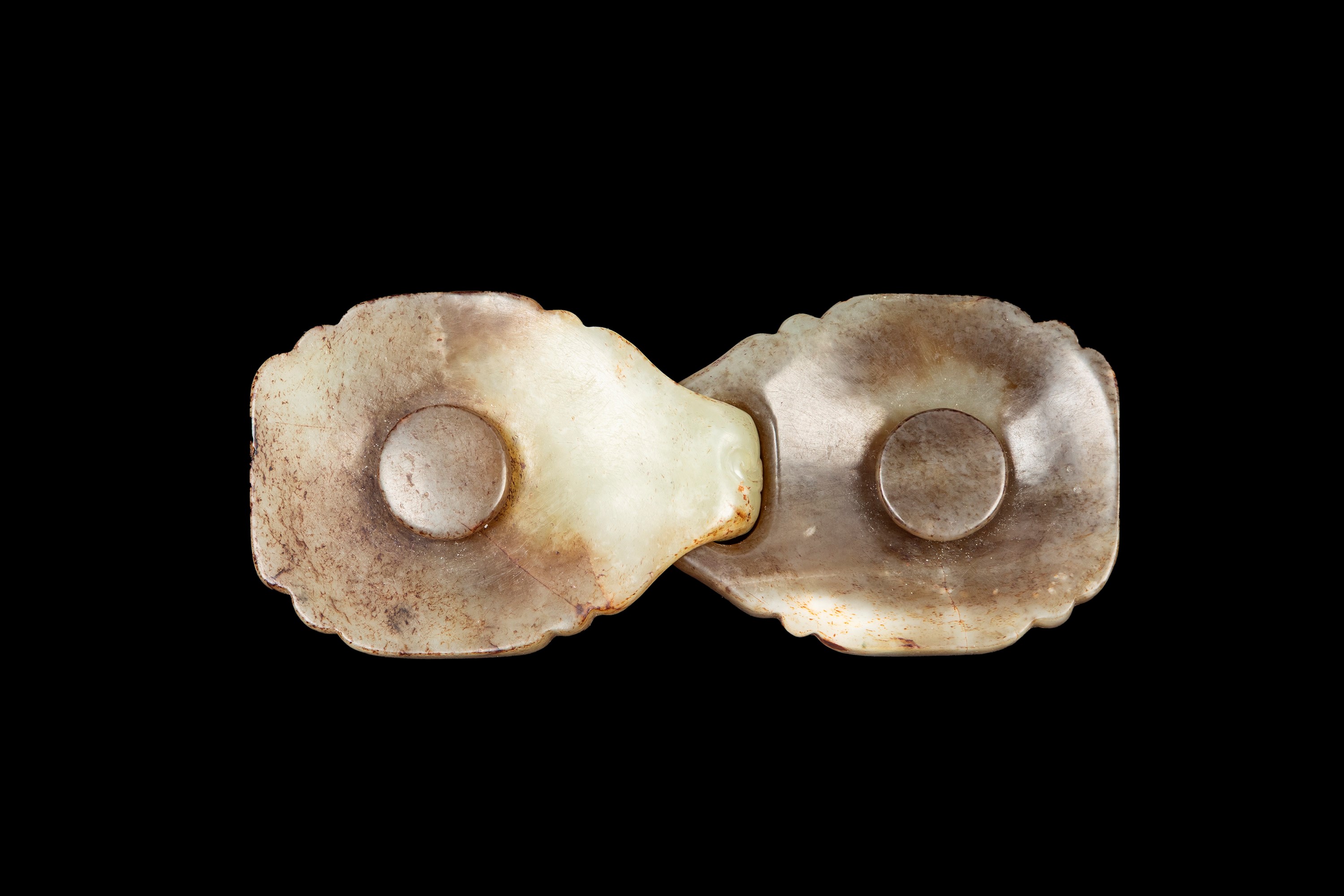 FIBBIA IN GIADA RUGGINE