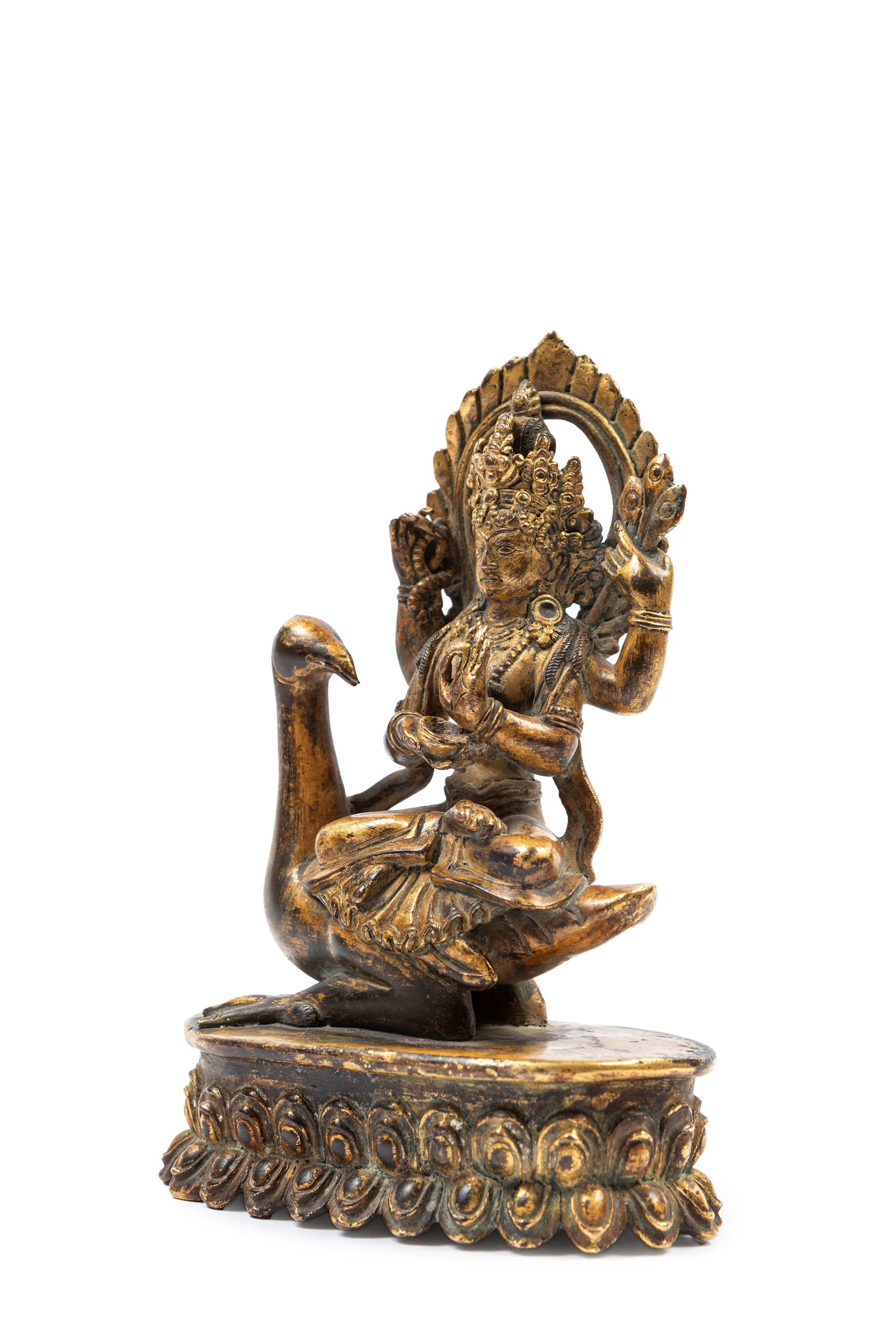 Figura in Bronzo Dorato