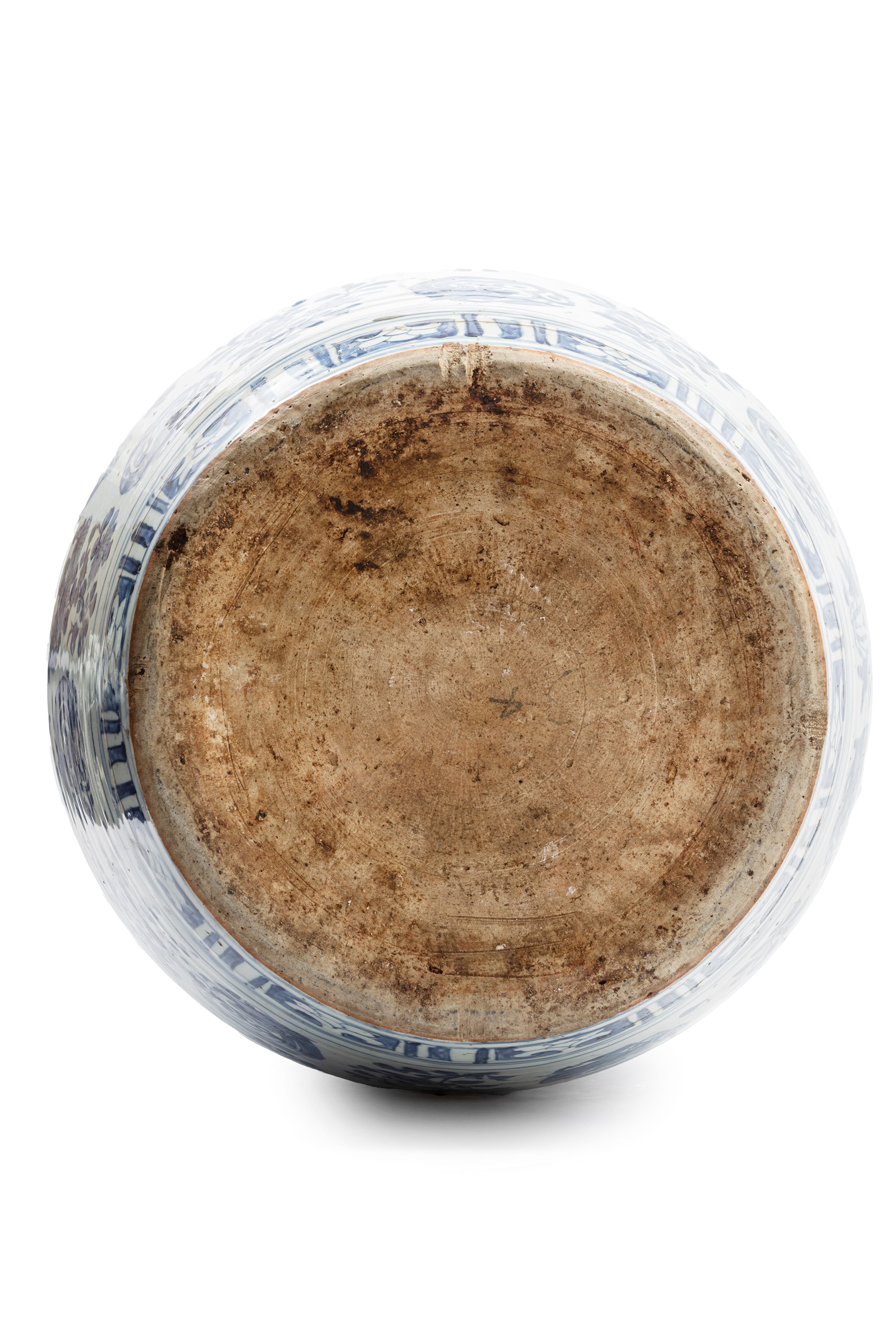 GRANDE GIARA IN PORCELLANA BIANCA E BLU