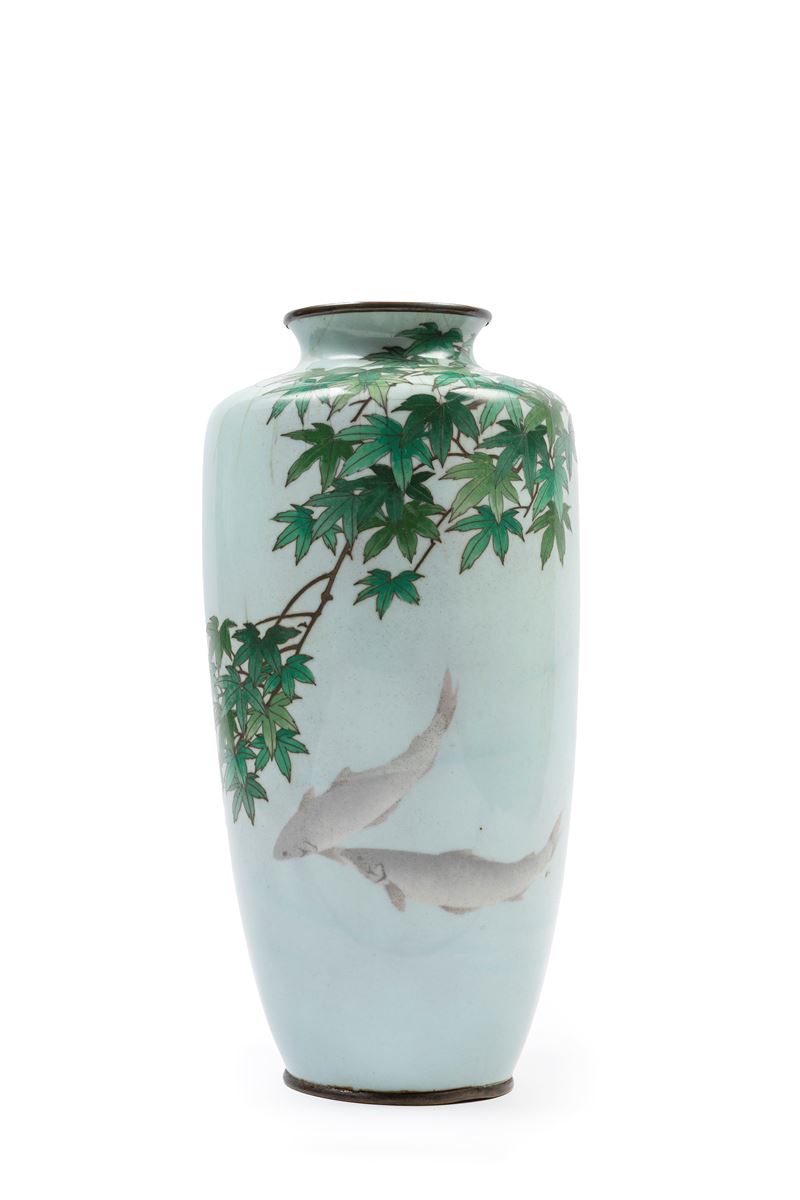 VASO IN SMALTO CLOISONNÉ