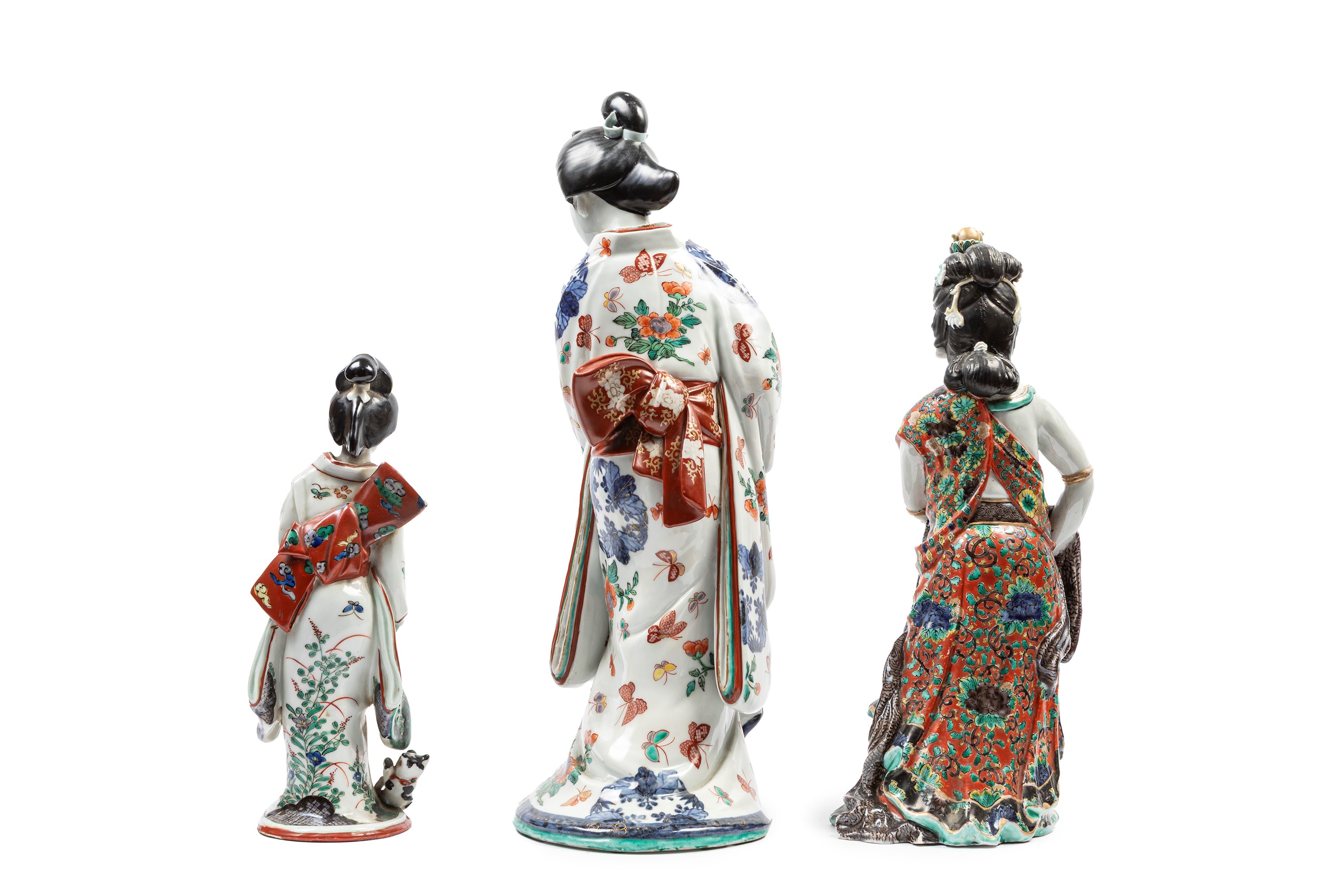Tre Sculture in Porcellana