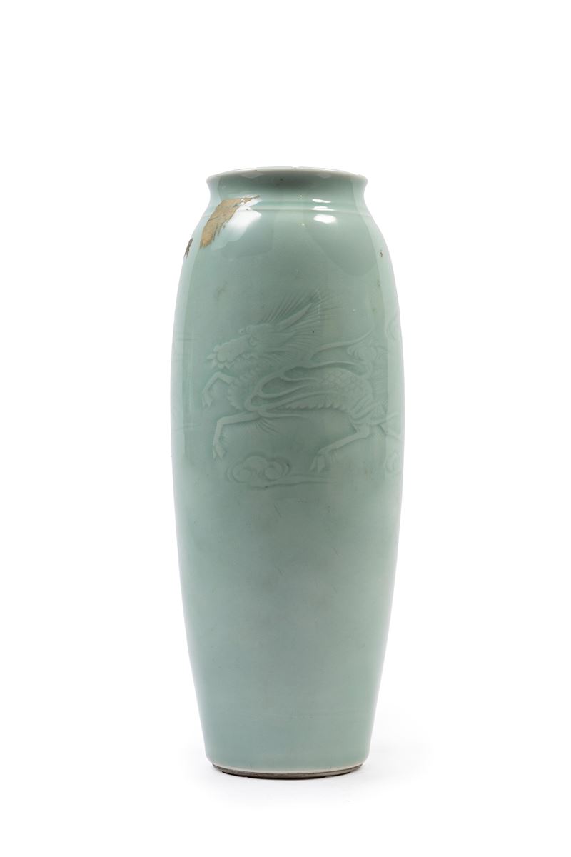 Vaso in Porcellana Celadon