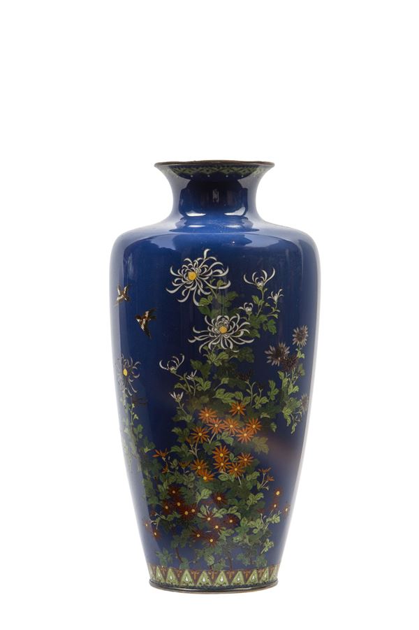 VASO IN SMALTO CLOISONNÉ
