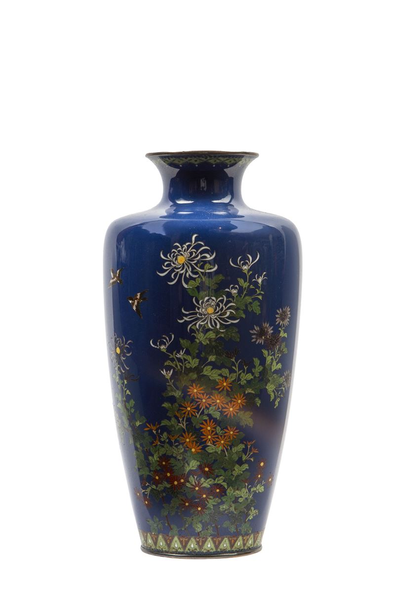 Vaso in Smalto Cloisonné