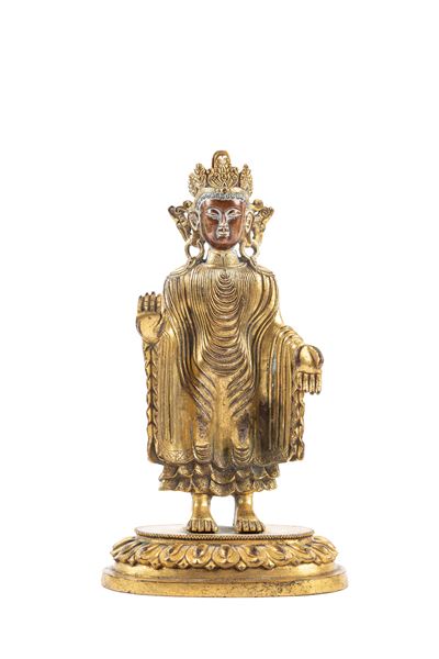 Figura in Bronzo Dorato