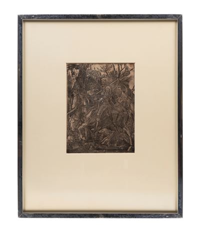 Albrecht Dürer, Il cavaliere, la morte e il diavolo, acquaforte