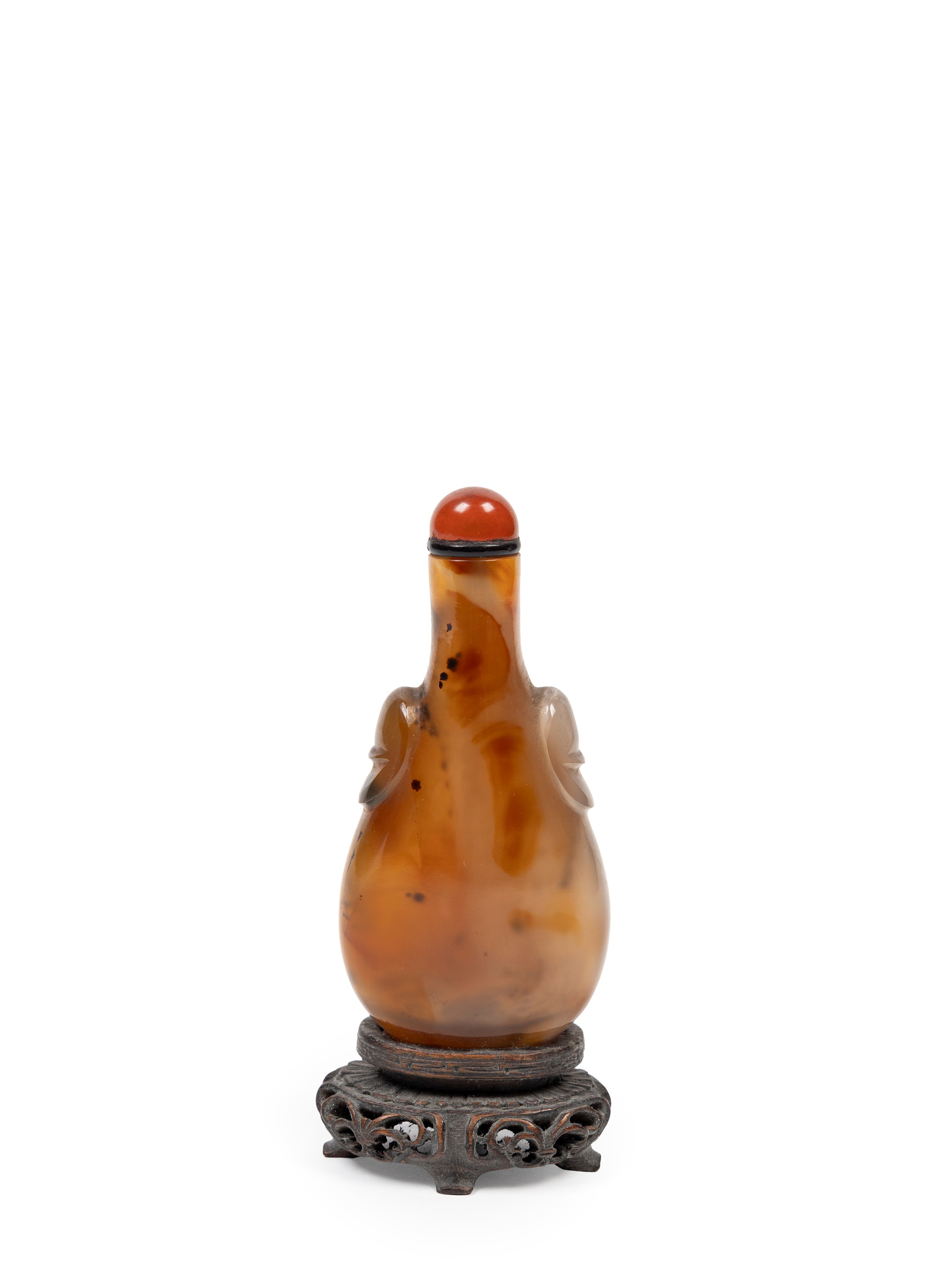 SNUFF BOTTLE IN AGATA