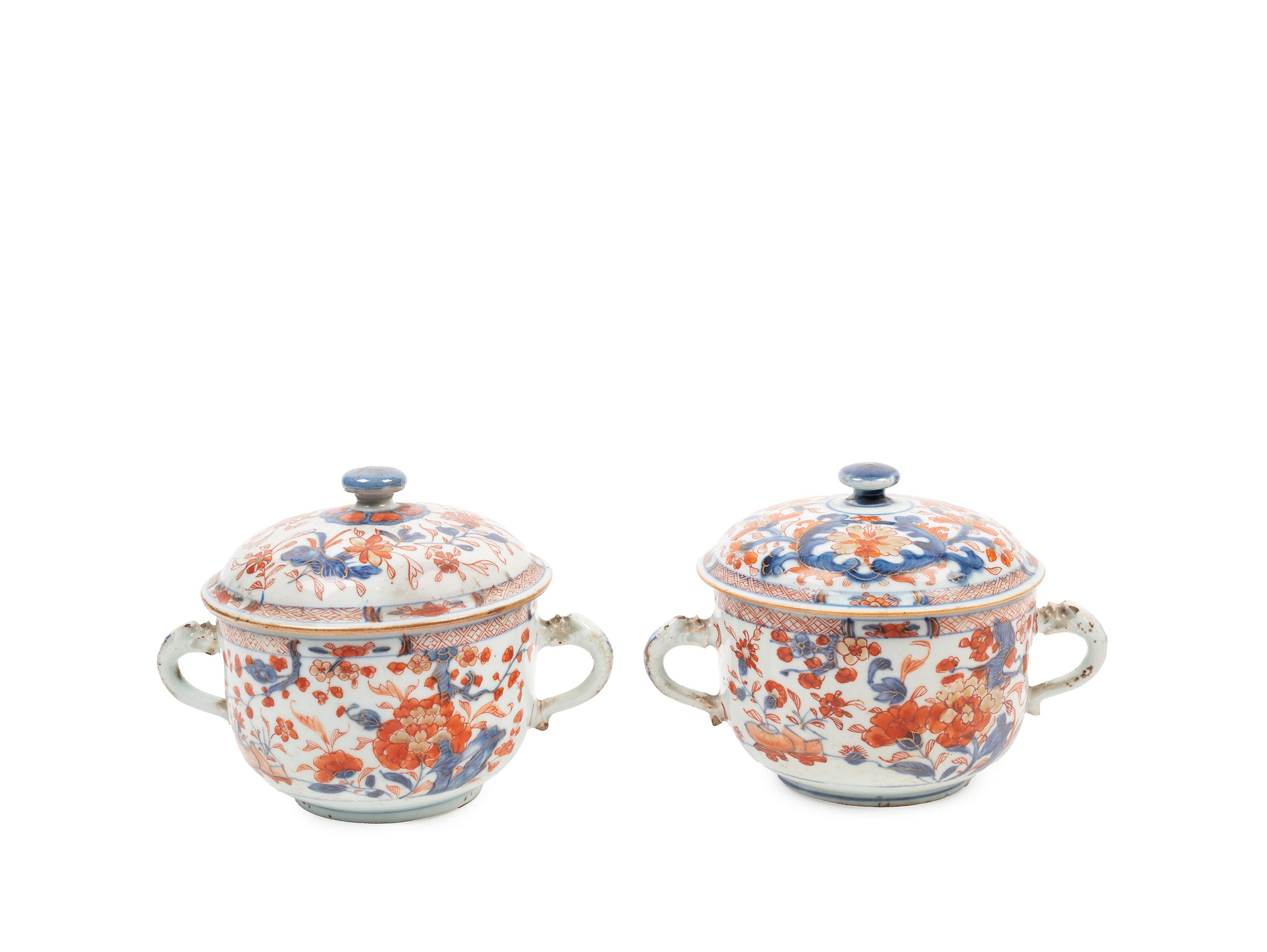 DUE ZUCCHERIERE IN PORCELLANA IMARI