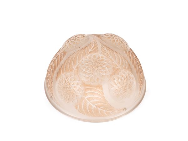 Ren&#232; Lalique - “DAHLIAS” CHANDELIER/TABLE LAMP