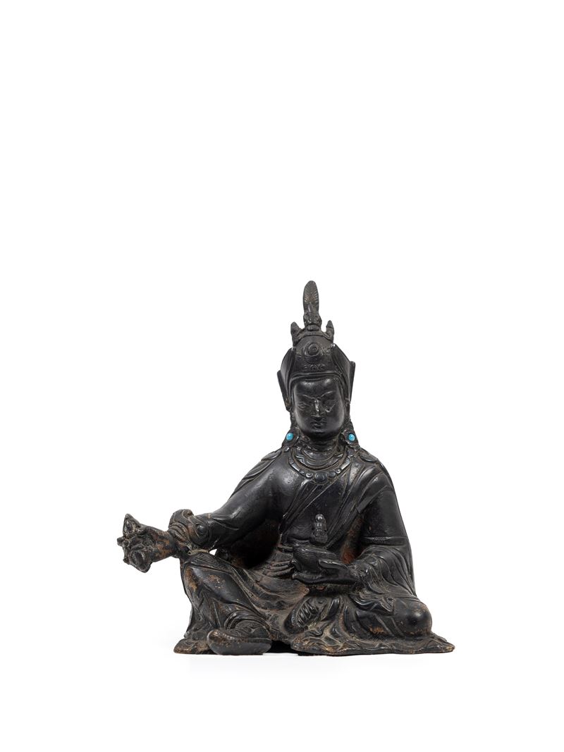 Scultore nepalese, Figura di Avalokitesvara in bronzo