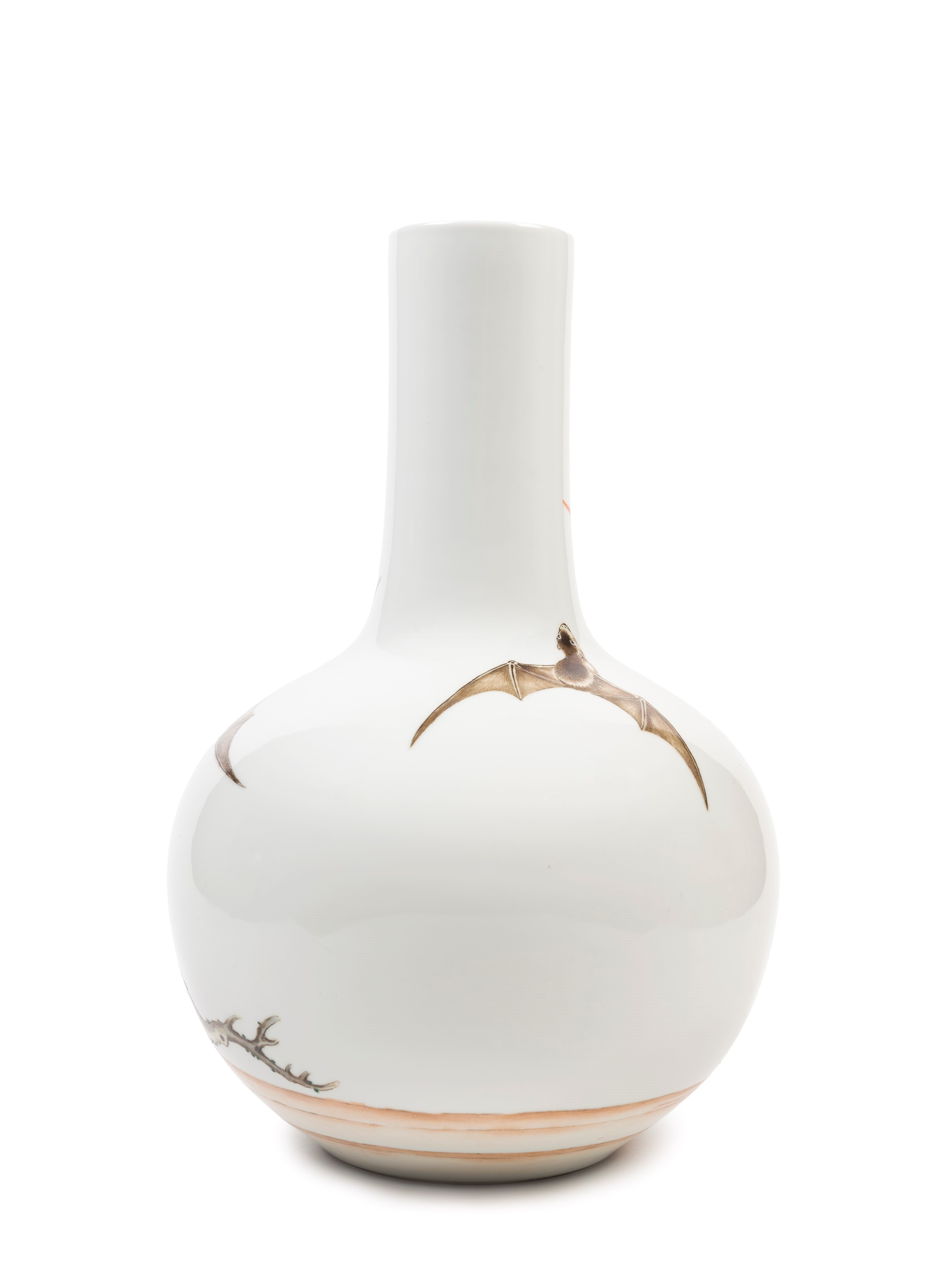 VASO IN PORCELLANA FAMIGLIA ROSA