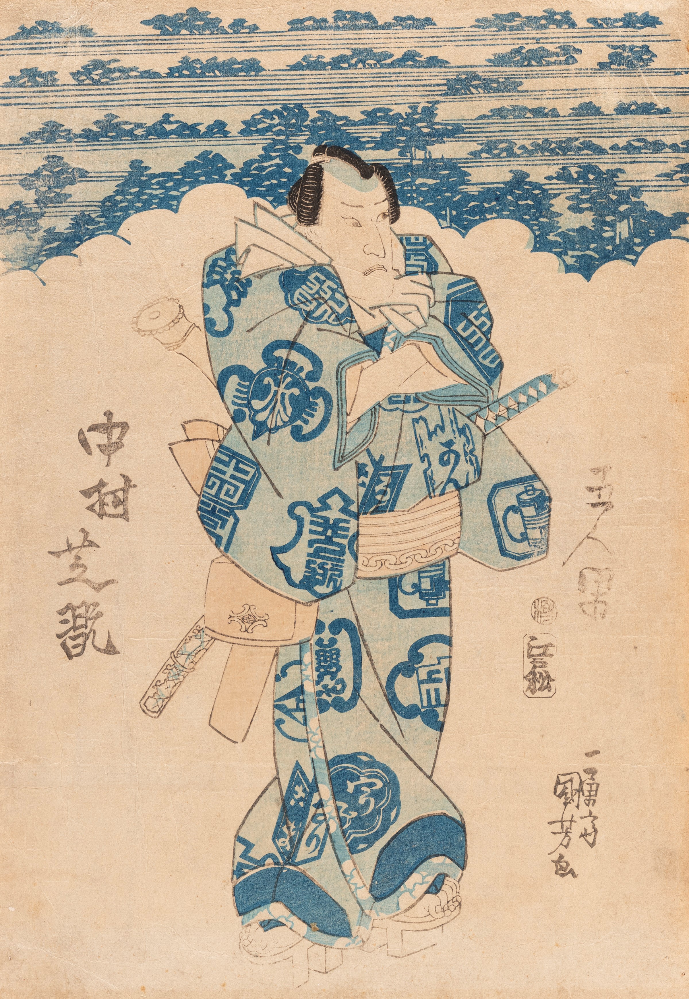 CINQUE INCISIONI UKUYO-E