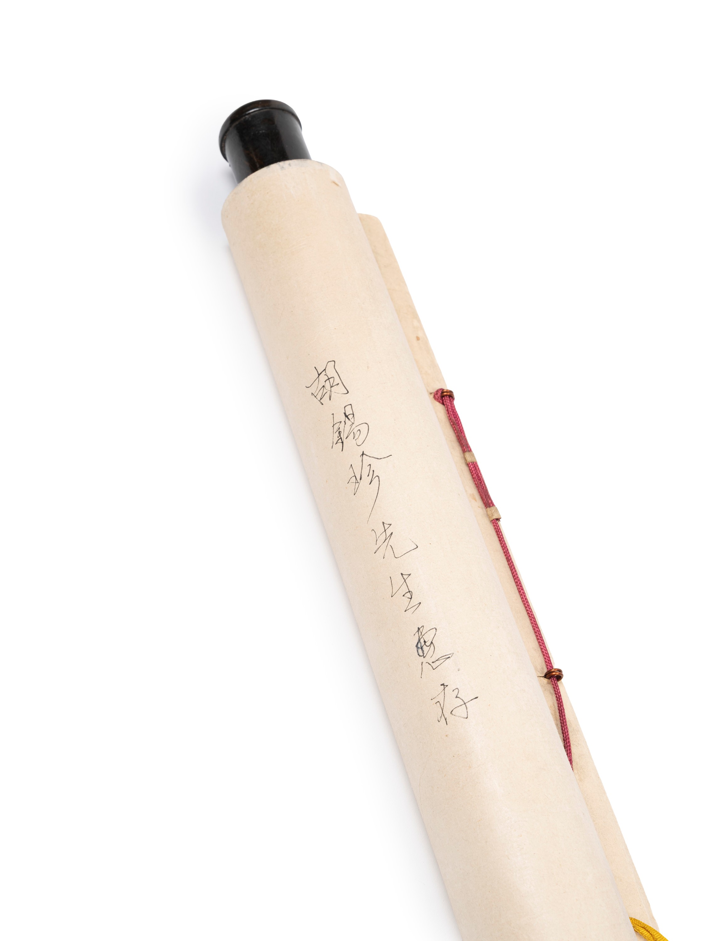 Due scroll calligrafici su carta, Cina, XX secolo
