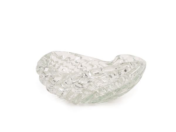 VENINI - BOWL FROM THE “DIAMANTE” SERIES