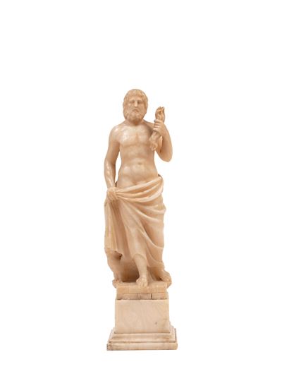 Scultura in alabastro raffigurante Giove, Gran Tour, XVIII secolo