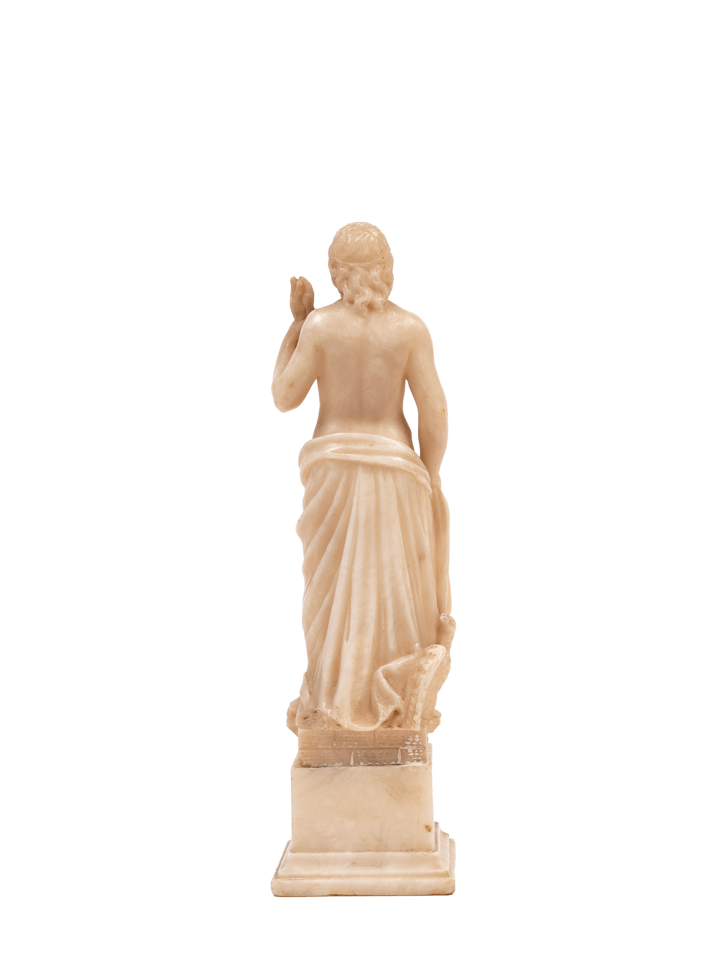 Scultura in alabastro raffigurante Giove, Gran Tour, XVIII secolo